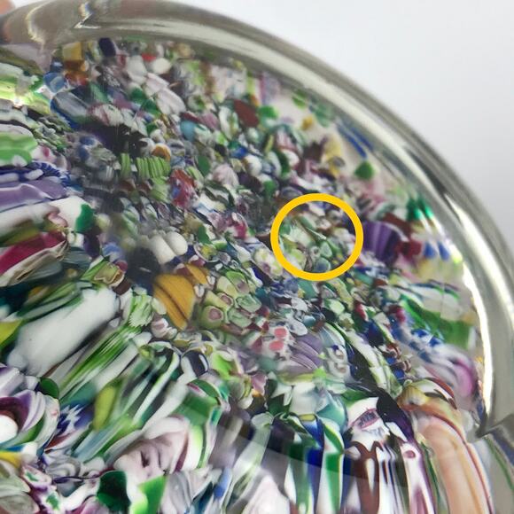 Perthshire PP19 1974 Scrambled End-of-Day Millefiori Vintage LE Paperweight - Picture 10 of 13